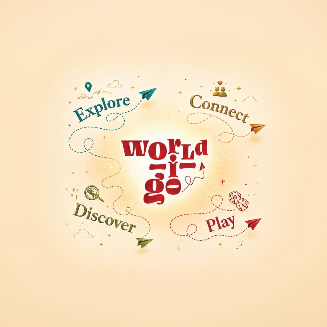 World I Go Cards in action